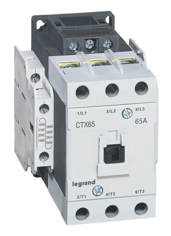 Контактор Legrand CTX-3 3P 65А 2НО 2HЗ =24В 416161