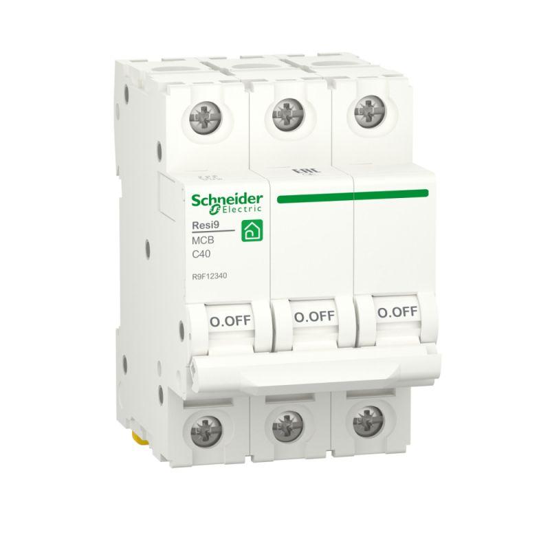 Автоматический выключатель Schneider Electric 3п C 40А Resi9 6000А  R9F12340