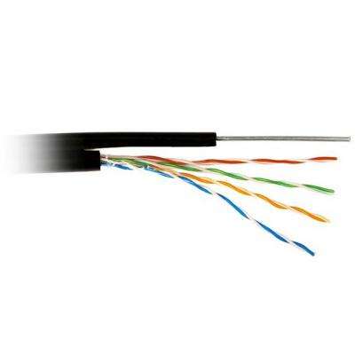 Кабель витая пара U/UTP кат.5e 4х2х24AWG solid CU PE OUTDOOR трос черн. 305м (м) Rexant