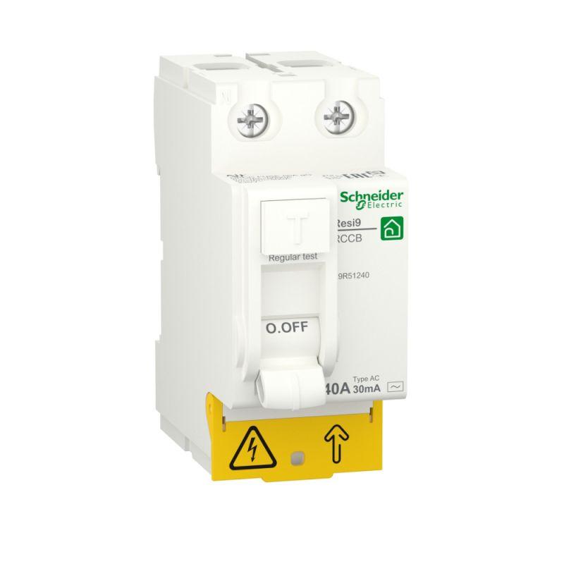 УЗО Schneider Electric 2п 40А 30мА тип AC Resi9 R9R51240